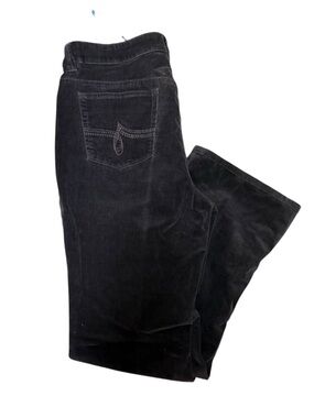 Jag Jeans Brown Corduroy Pants with Embroidered Pocket size 14W